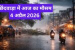 chhindwara me aaj ka mosam
